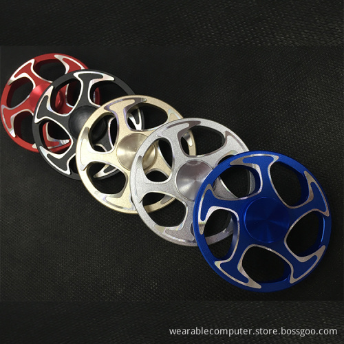Hot SellingTop Quality Aluminum Finger Hand Circle Fidget Spinner Metal Spinning Tops